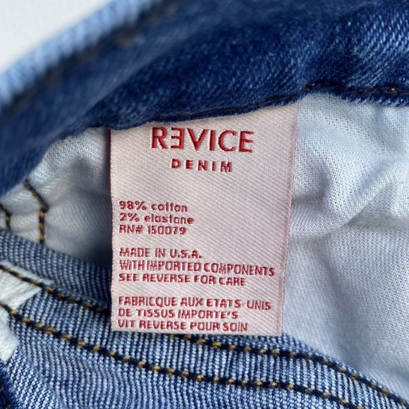 Revice Uptown Super High Waisted Distressed Frayed Hem Jeans | Size 27 - Picture 7 of 7